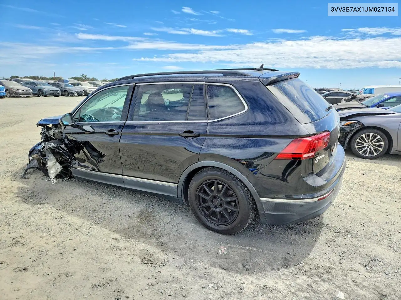 2018 Volkswagen Tiguan Se VIN: 3VV3B7AX1JM027154 Lot: 61513176