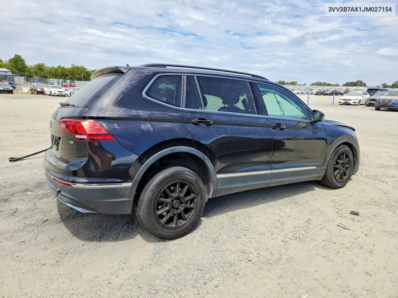 2018 Volkswagen Tiguan Se VIN: 3VV3B7AX1JM027154 Lot: 61513176
