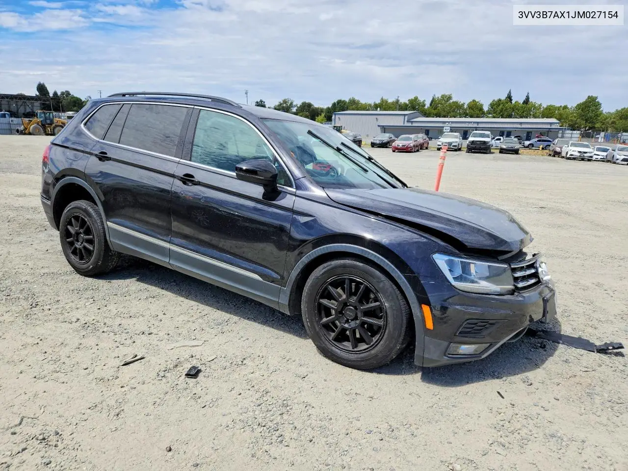 2018 Volkswagen Tiguan Se VIN: 3VV3B7AX1JM027154 Lot: 61513176