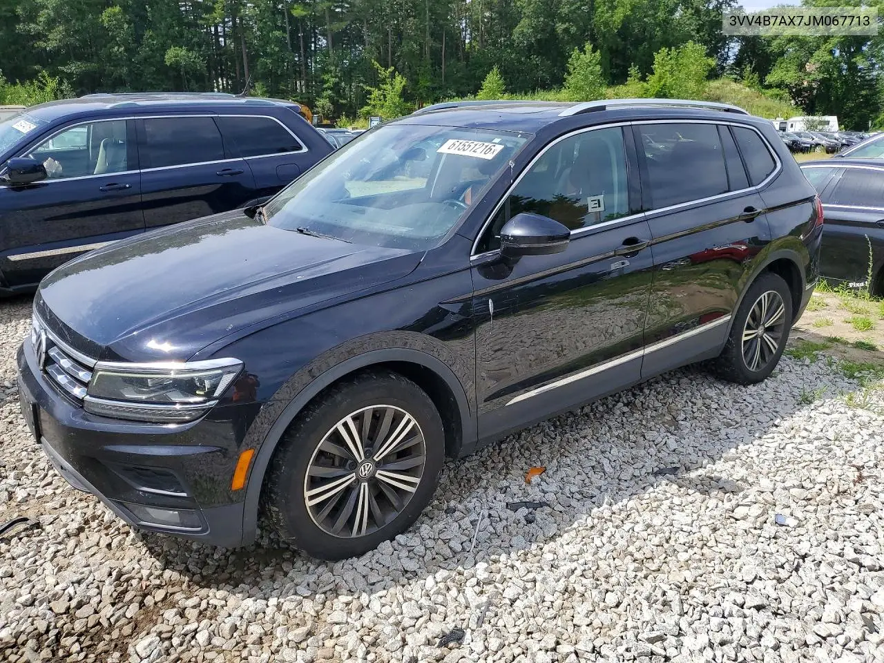 2018 Volkswagen Tiguan Sel Premium VIN: 3VV4B7AX7JM067713 Lot: 61551216