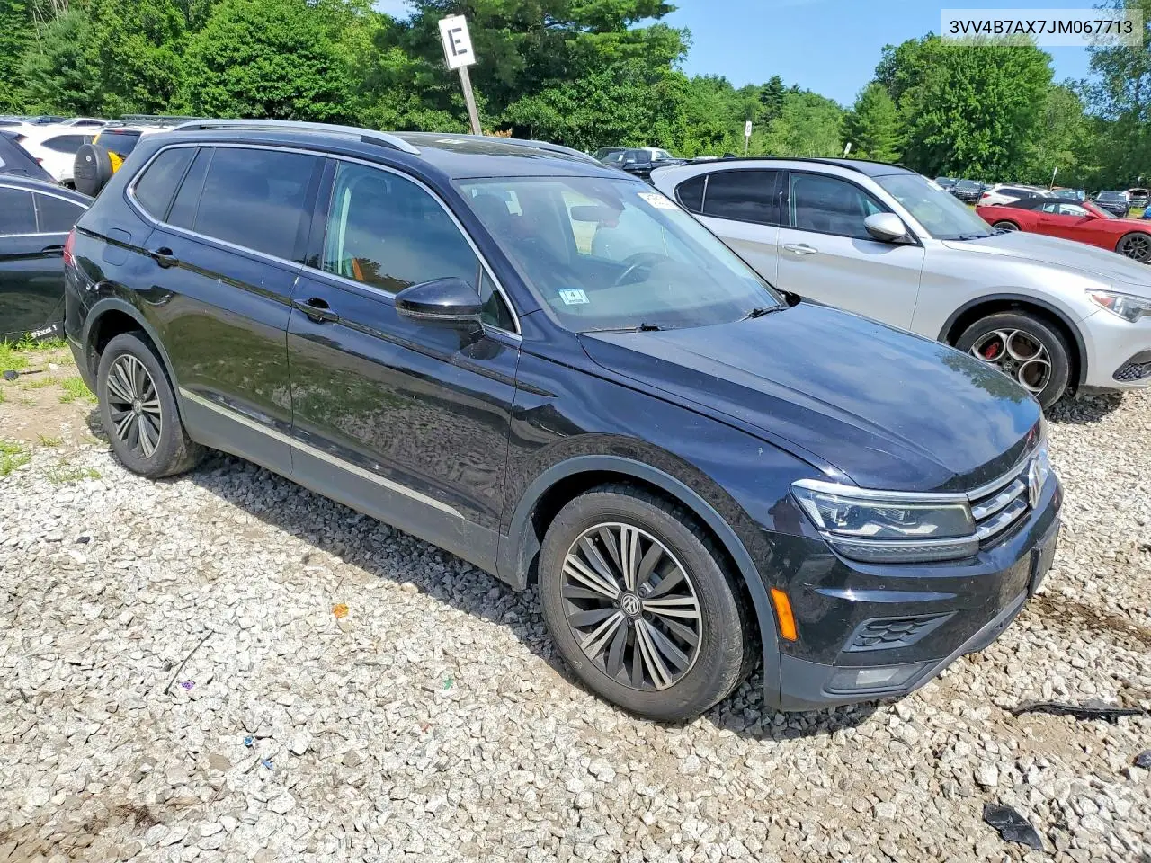 2018 Volkswagen Tiguan Sel Premium VIN: 3VV4B7AX7JM067713 Lot: 61551216