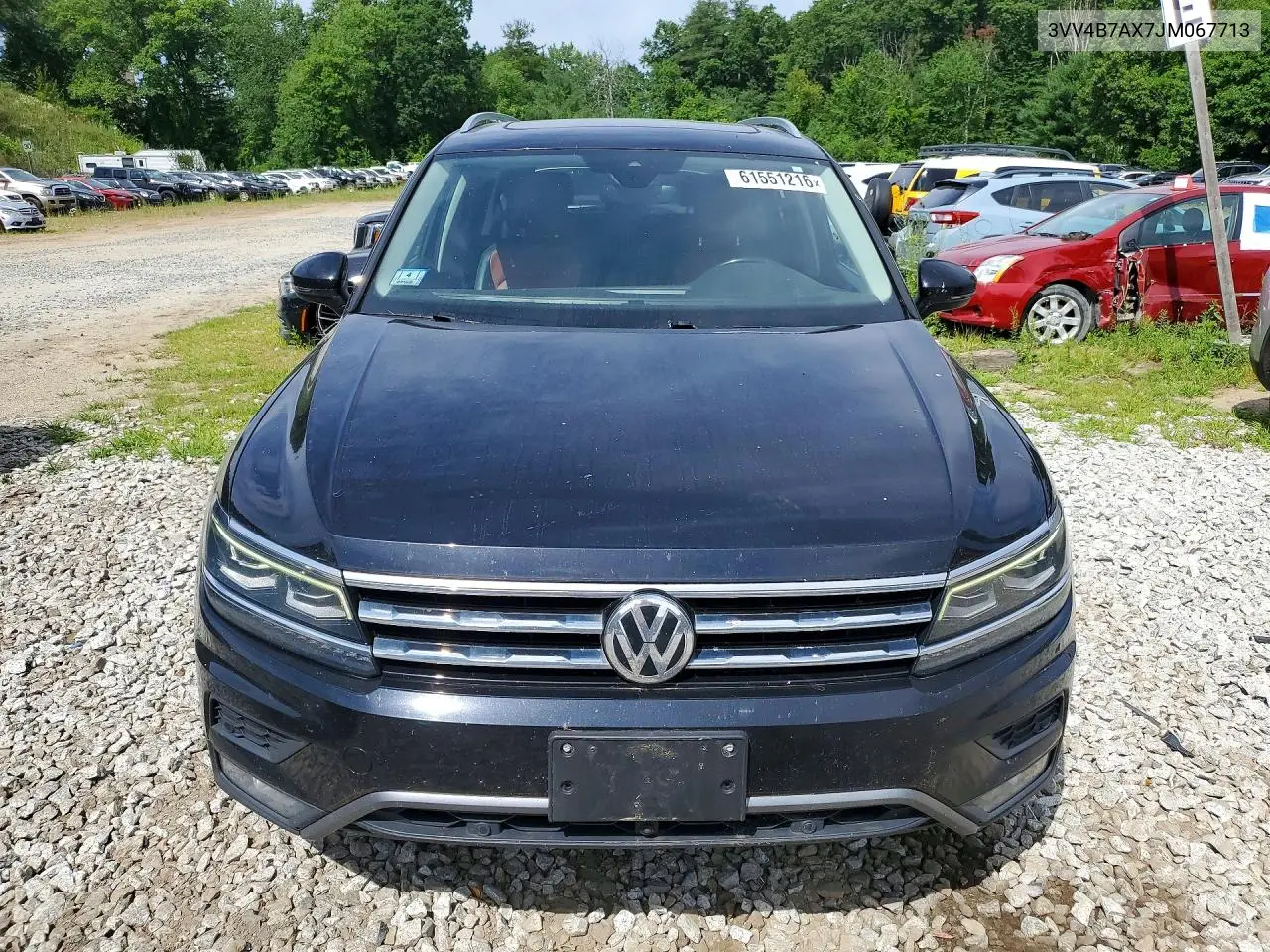 2018 Volkswagen Tiguan Sel Premium VIN: 3VV4B7AX7JM067713 Lot: 61551216