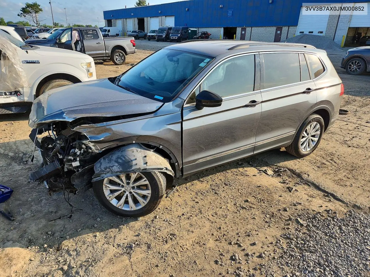 2018 Volkswagen Tiguan Se VIN: 3VV3B7AX0JM000852 Lot: 61918346