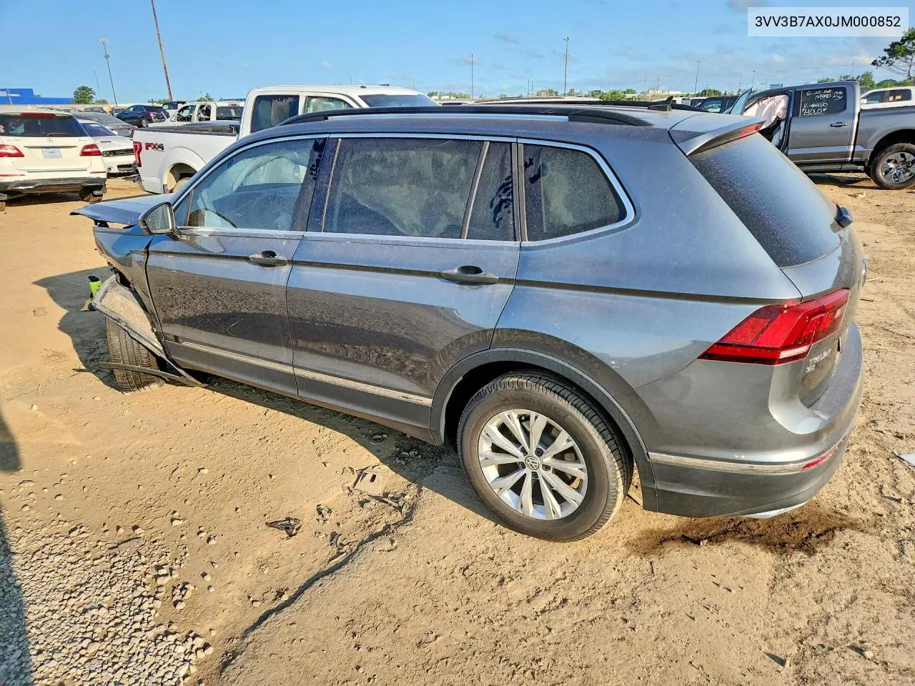 2018 Volkswagen Tiguan Se VIN: 3VV3B7AX0JM000852 Lot: 61918346