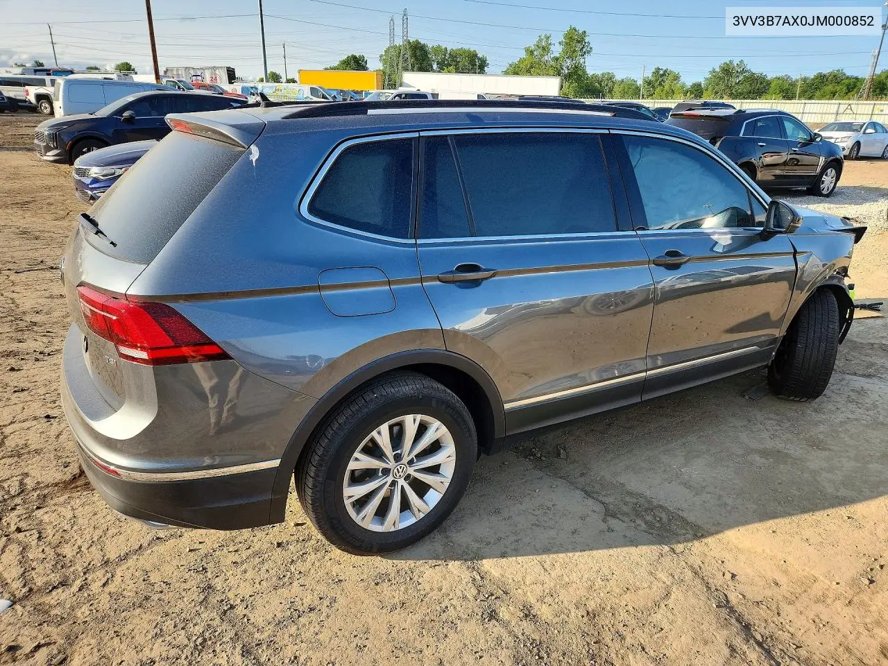2018 Volkswagen Tiguan Se VIN: 3VV3B7AX0JM000852 Lot: 61918346