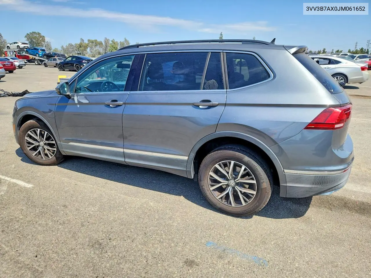 2018 Volkswagen Tiguan Se VIN: 3VV3B7AX0JM061652 Lot: 62045756