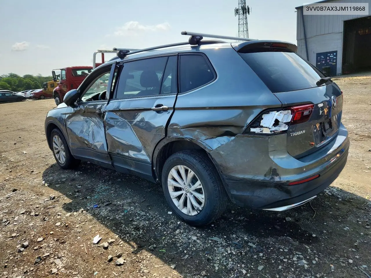 2018 Volkswagen Tiguan S VIN: 3VV0B7AX3JM119868 Lot: 62063326