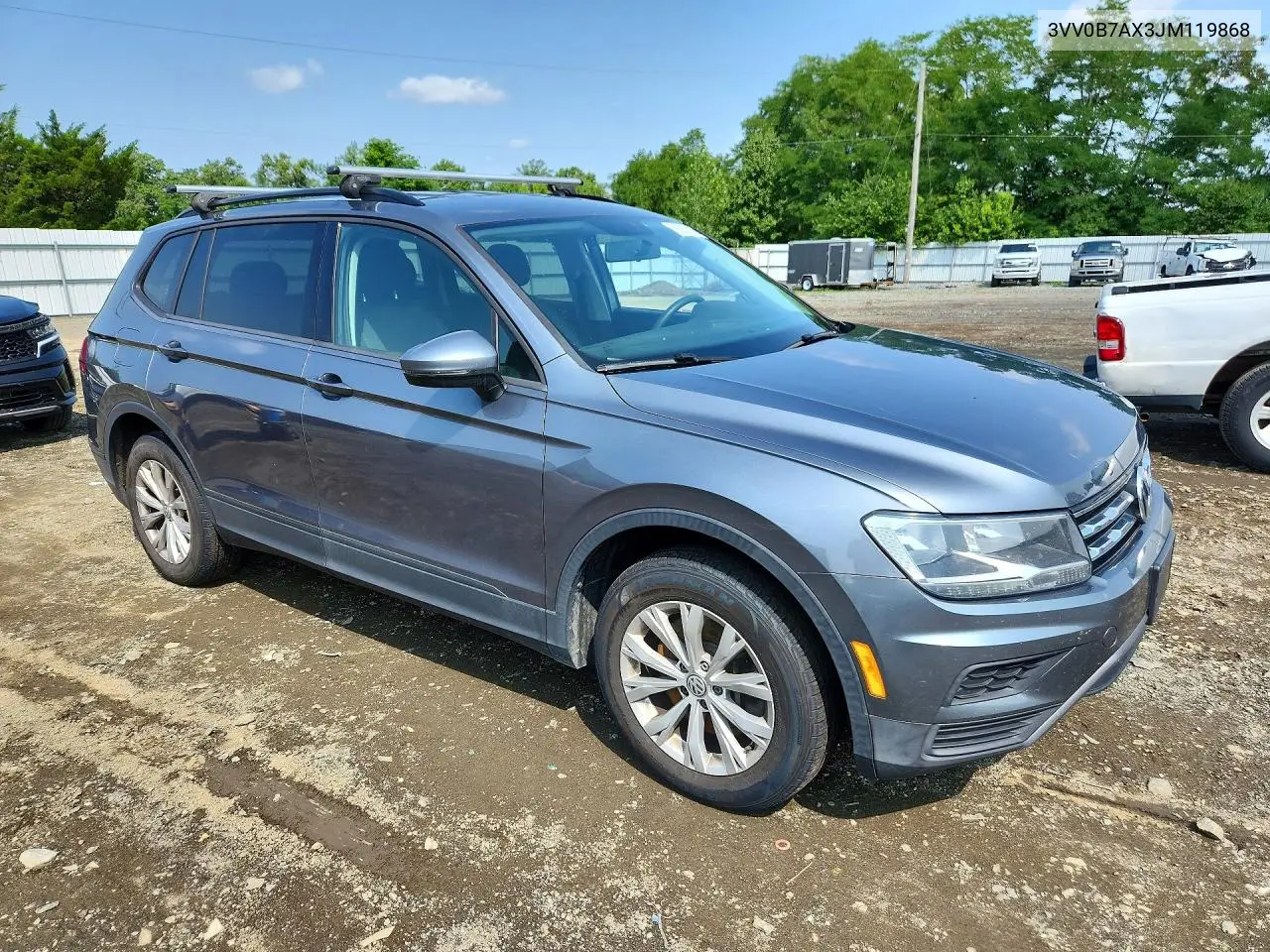 2018 Volkswagen Tiguan S VIN: 3VV0B7AX3JM119868 Lot: 62063326