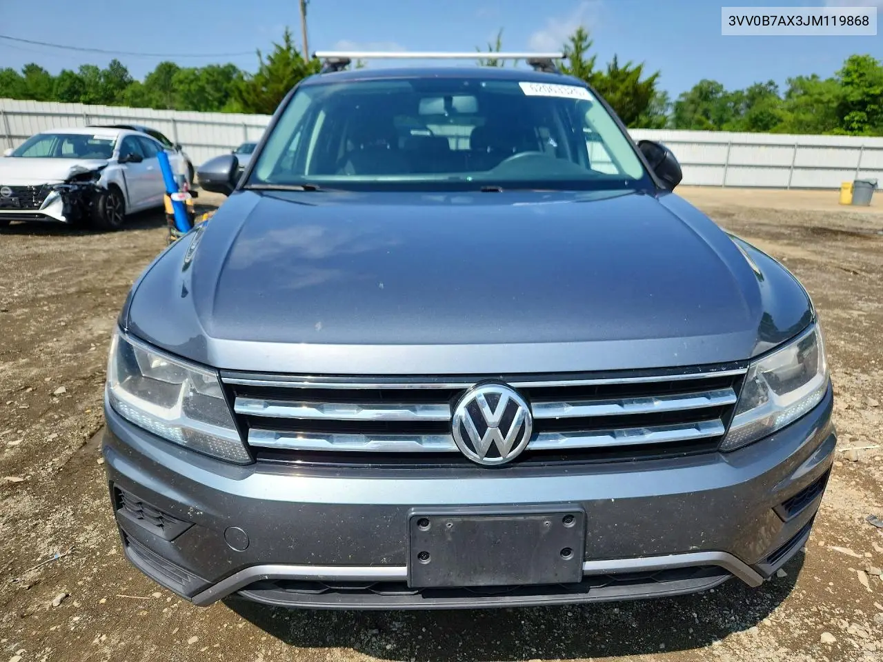 2018 Volkswagen Tiguan S VIN: 3VV0B7AX3JM119868 Lot: 62063326