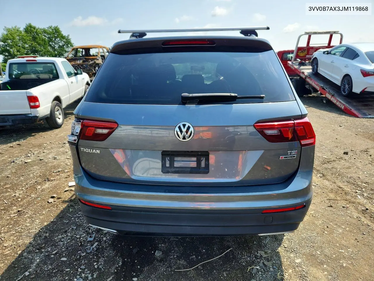 2018 Volkswagen Tiguan S VIN: 3VV0B7AX3JM119868 Lot: 62063326