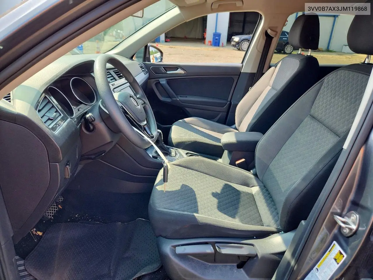 2018 Volkswagen Tiguan S VIN: 3VV0B7AX3JM119868 Lot: 62063326