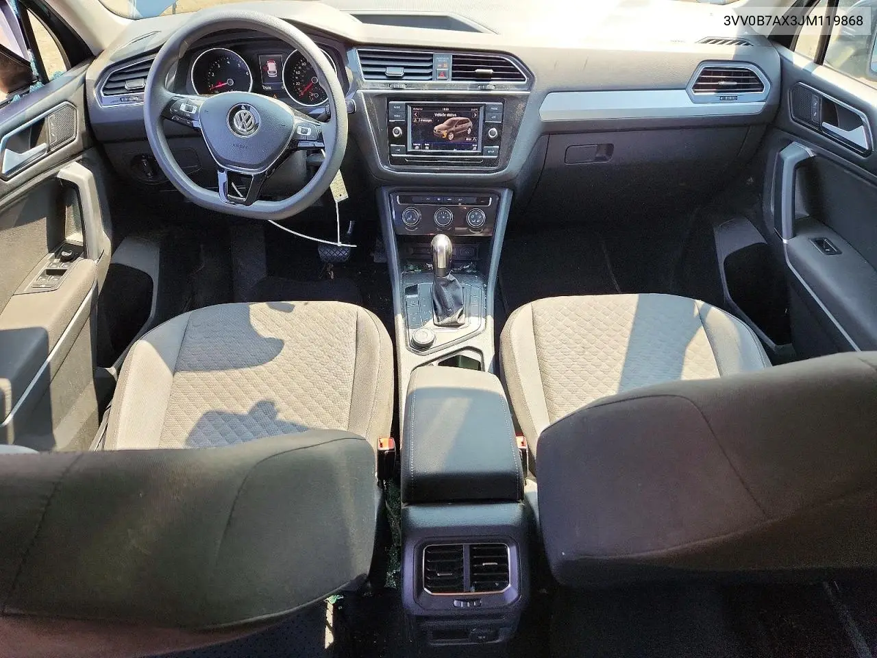 2018 Volkswagen Tiguan S VIN: 3VV0B7AX3JM119868 Lot: 62063326