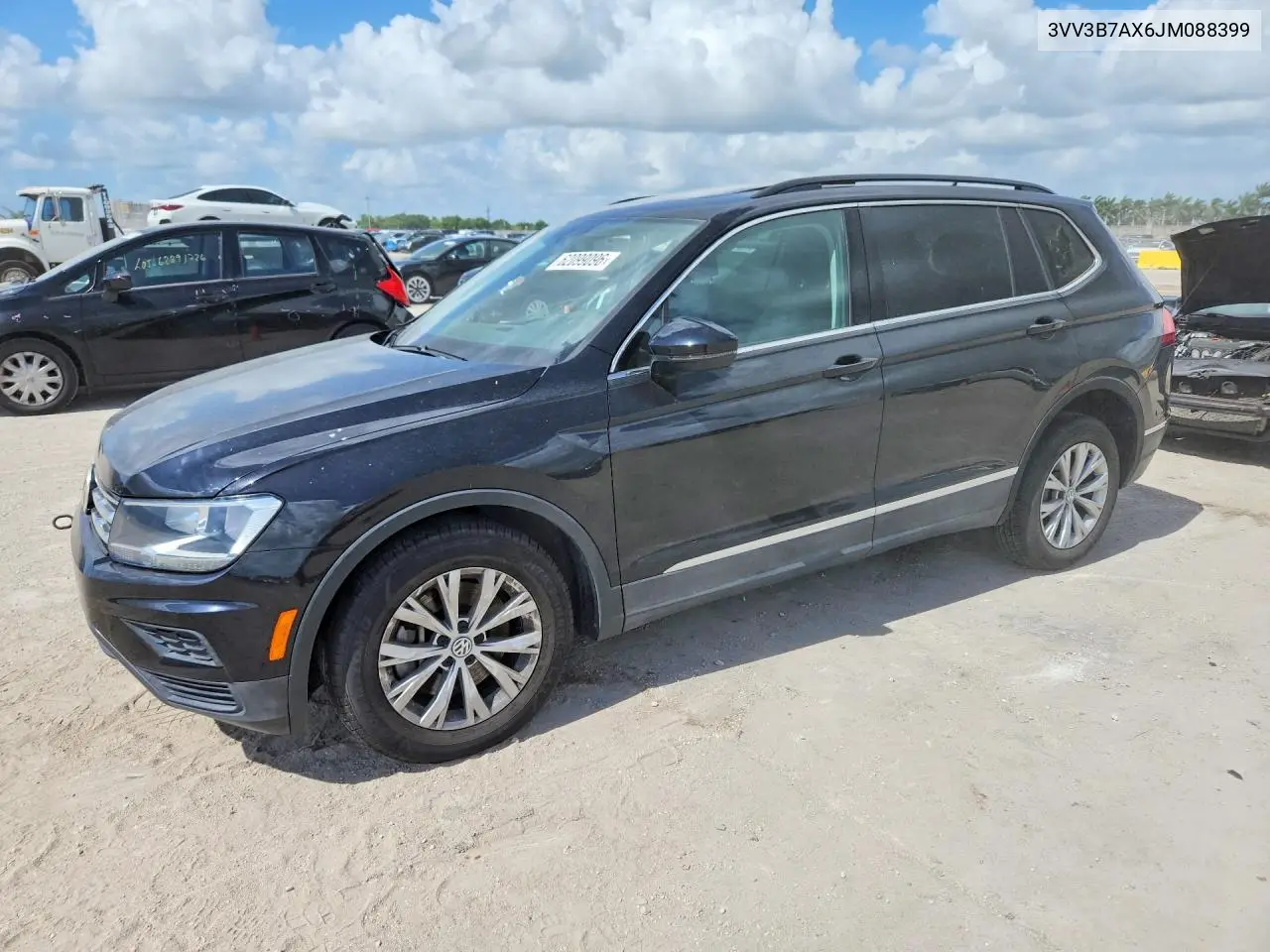 2018 Volkswagen Tiguan Se VIN: 3VV3B7AX6JM088399 Lot: 62099096