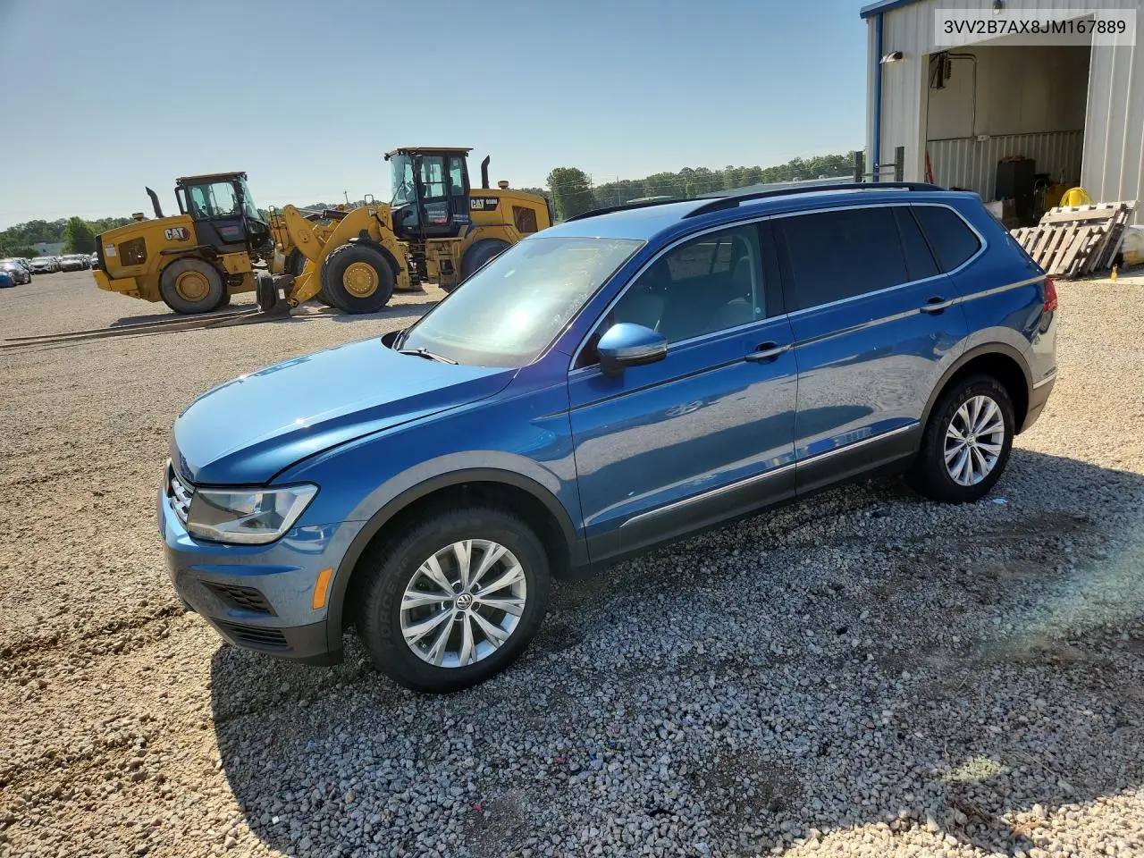 2018 Volkswagen Tiguan Se VIN: 3VV2B7AX8JM167889 Lot: 62153906