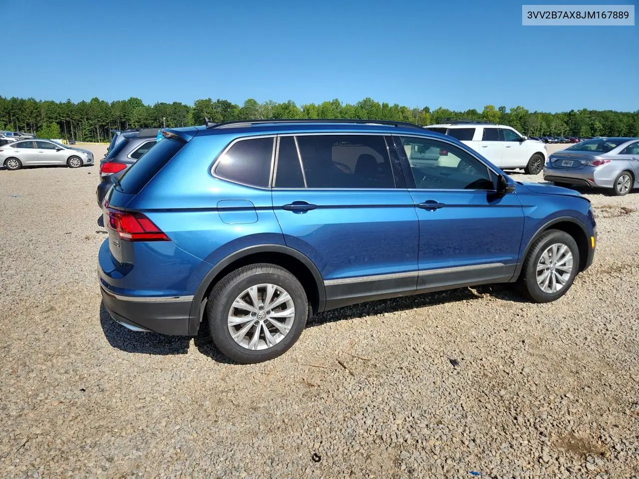 2018 Volkswagen Tiguan Se VIN: 3VV2B7AX8JM167889 Lot: 62153906