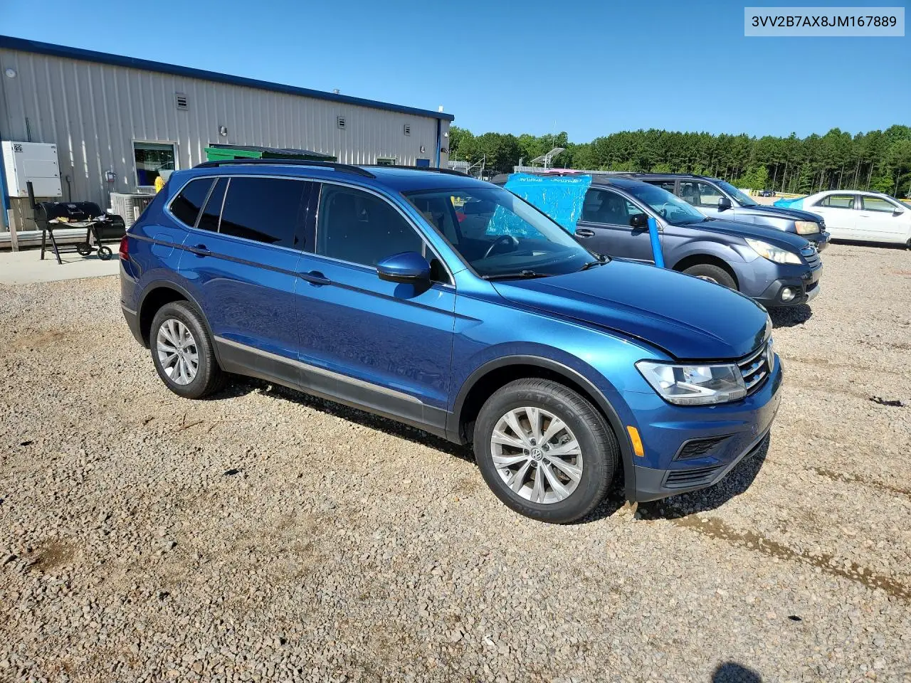 2018 Volkswagen Tiguan Se VIN: 3VV2B7AX8JM167889 Lot: 62153906