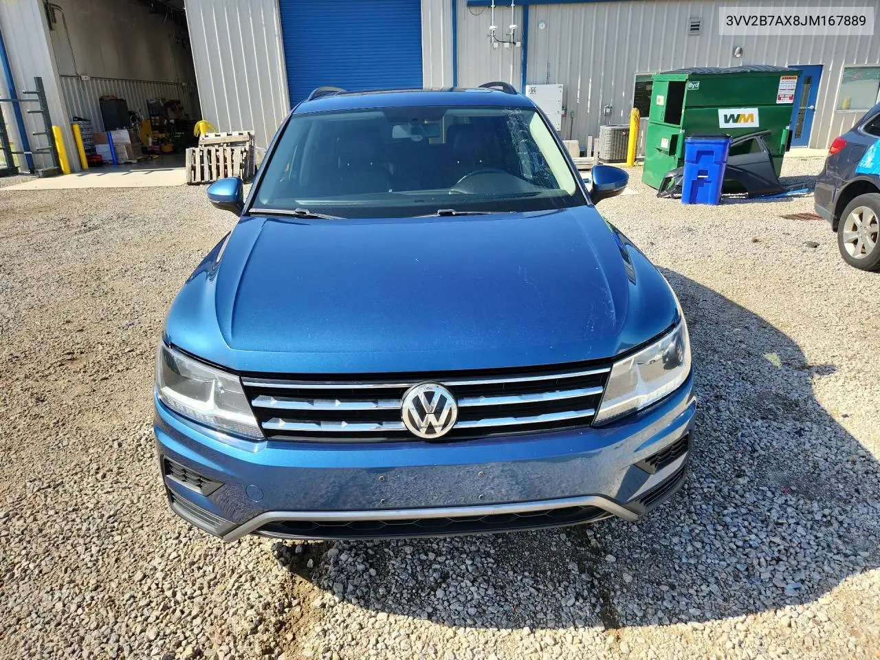 2018 Volkswagen Tiguan Se VIN: 3VV2B7AX8JM167889 Lot: 62153906