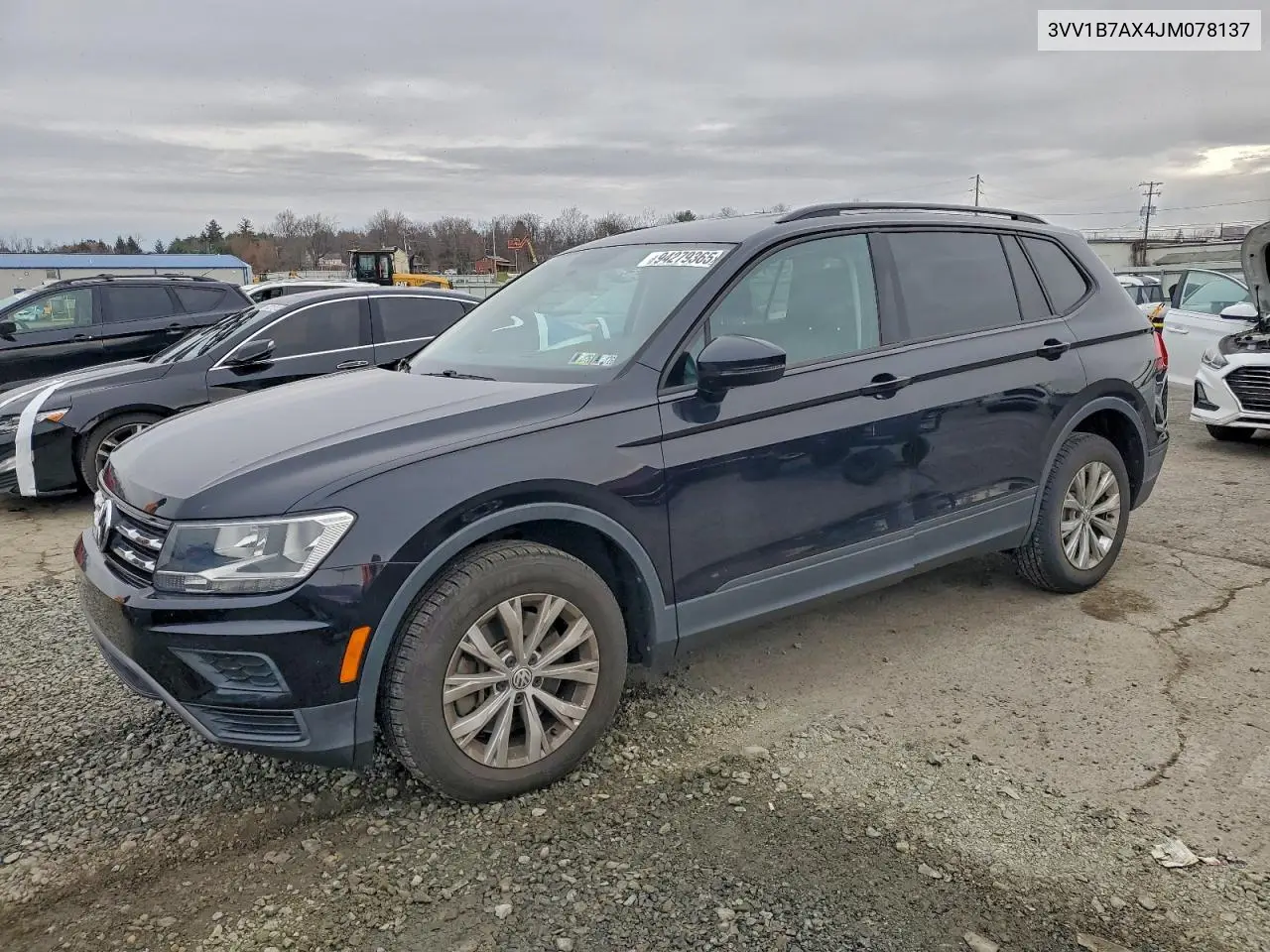3VV1B7AX4JM078137 2018 Volkswagen Tiguan S