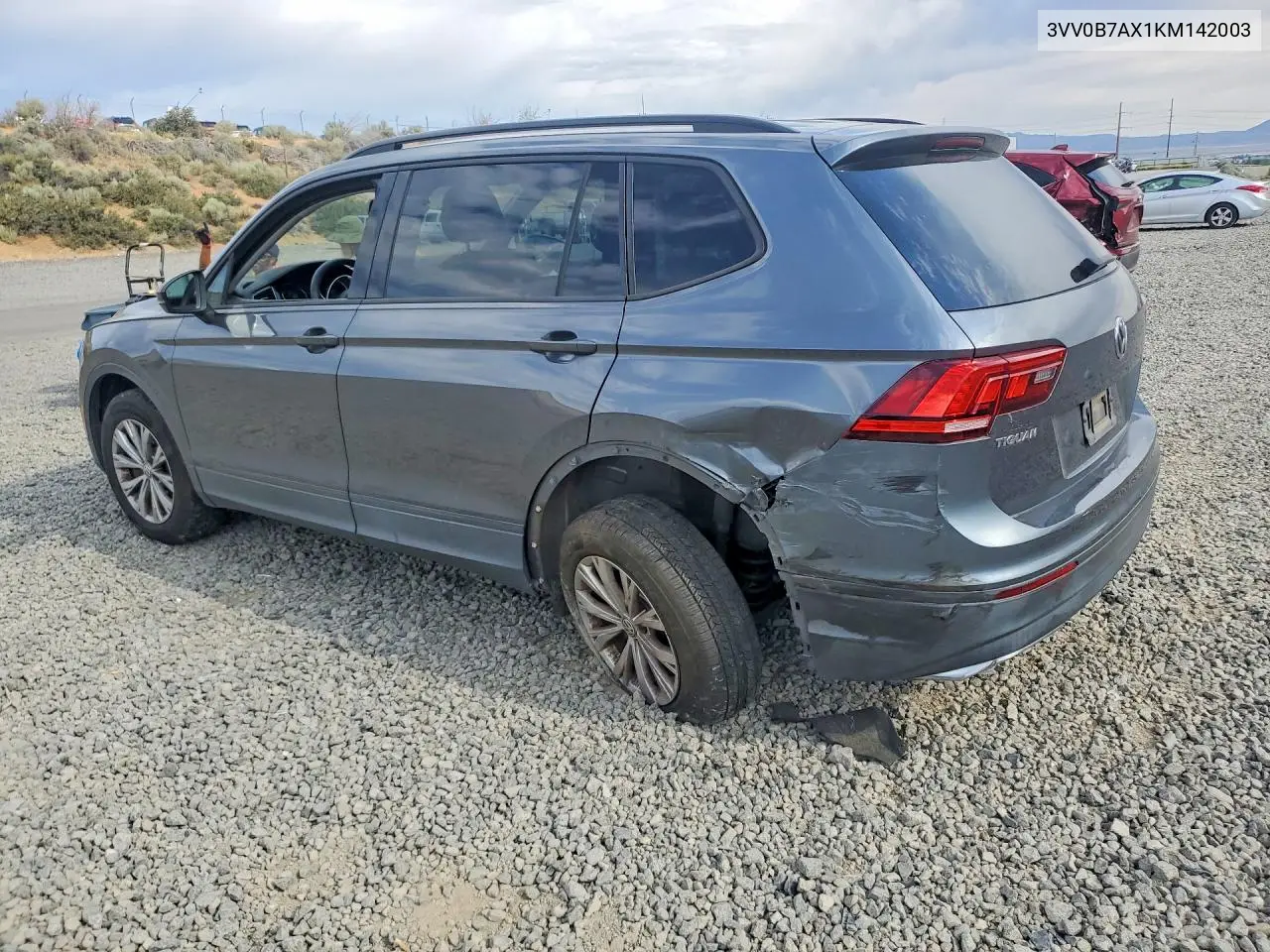 2019 Volkswagen Tiguan S VIN: 3VV0B7AX1KM142003 Lot: 57871716