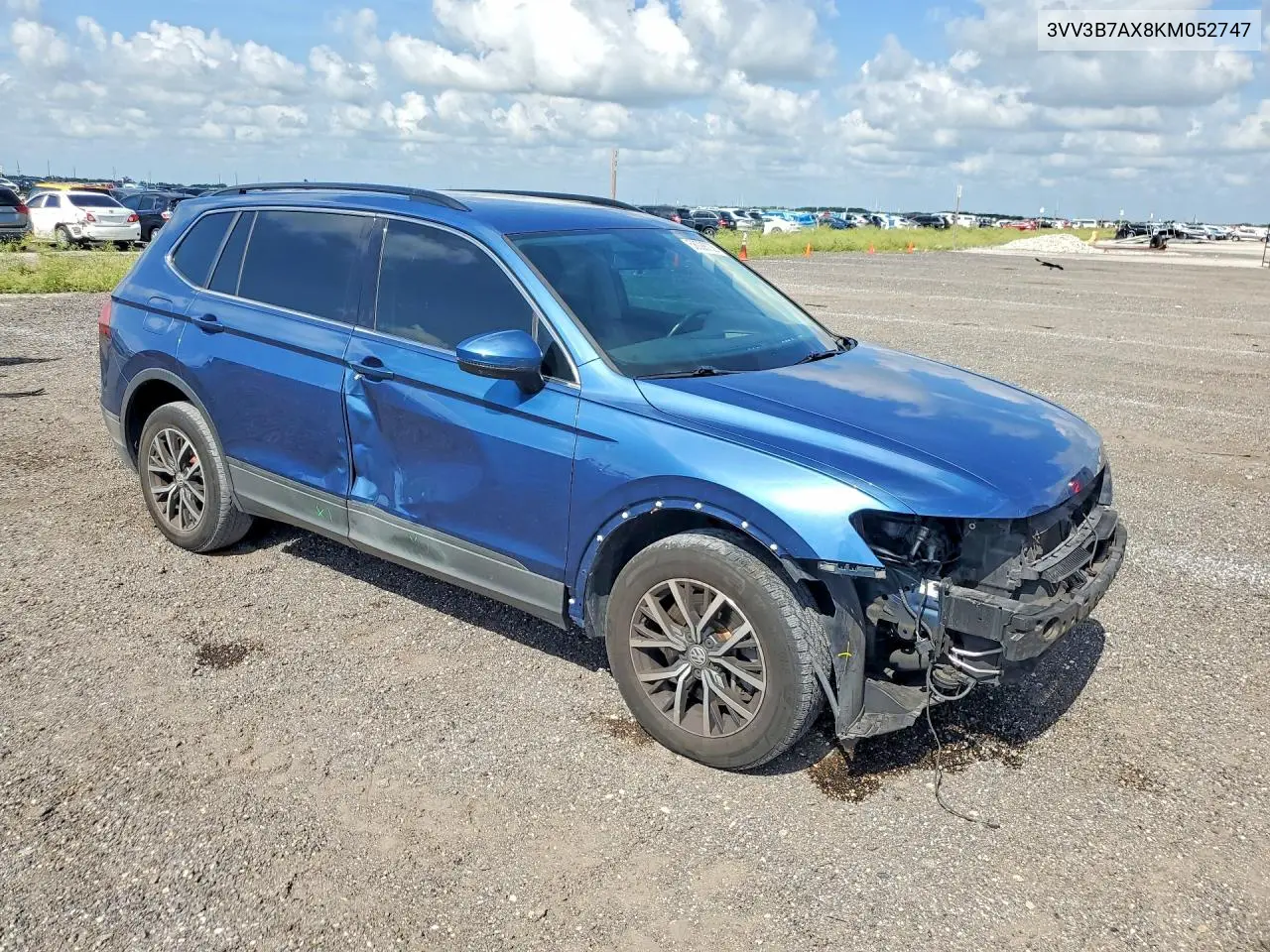 2019 Volkswagen Tiguan Se VIN: 3VV3B7AX8KM052747 Lot: 58028706