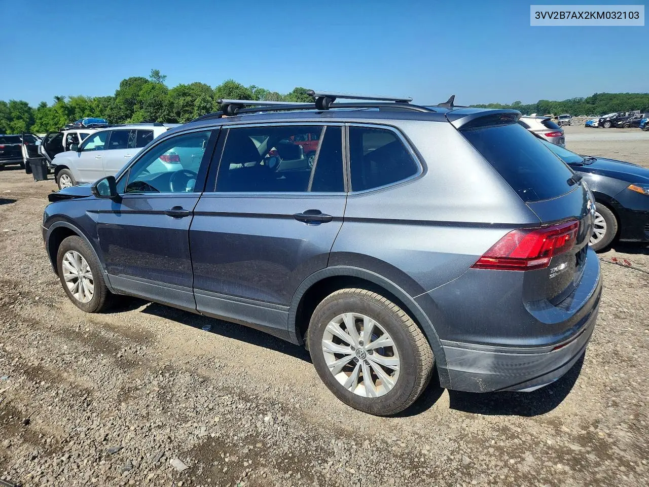 2019 Volkswagen Tiguan Se VIN: 3VV2B7AX2KM032103 Lot: 58901996