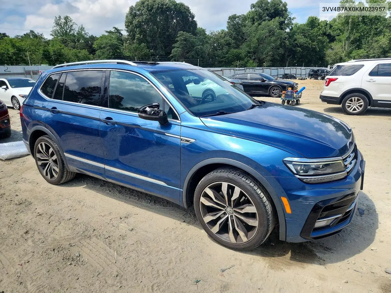 2019 Volkswagen Tiguan Sel Premium VIN: 3VV4B7AX0KM023957 Lot: 59984936