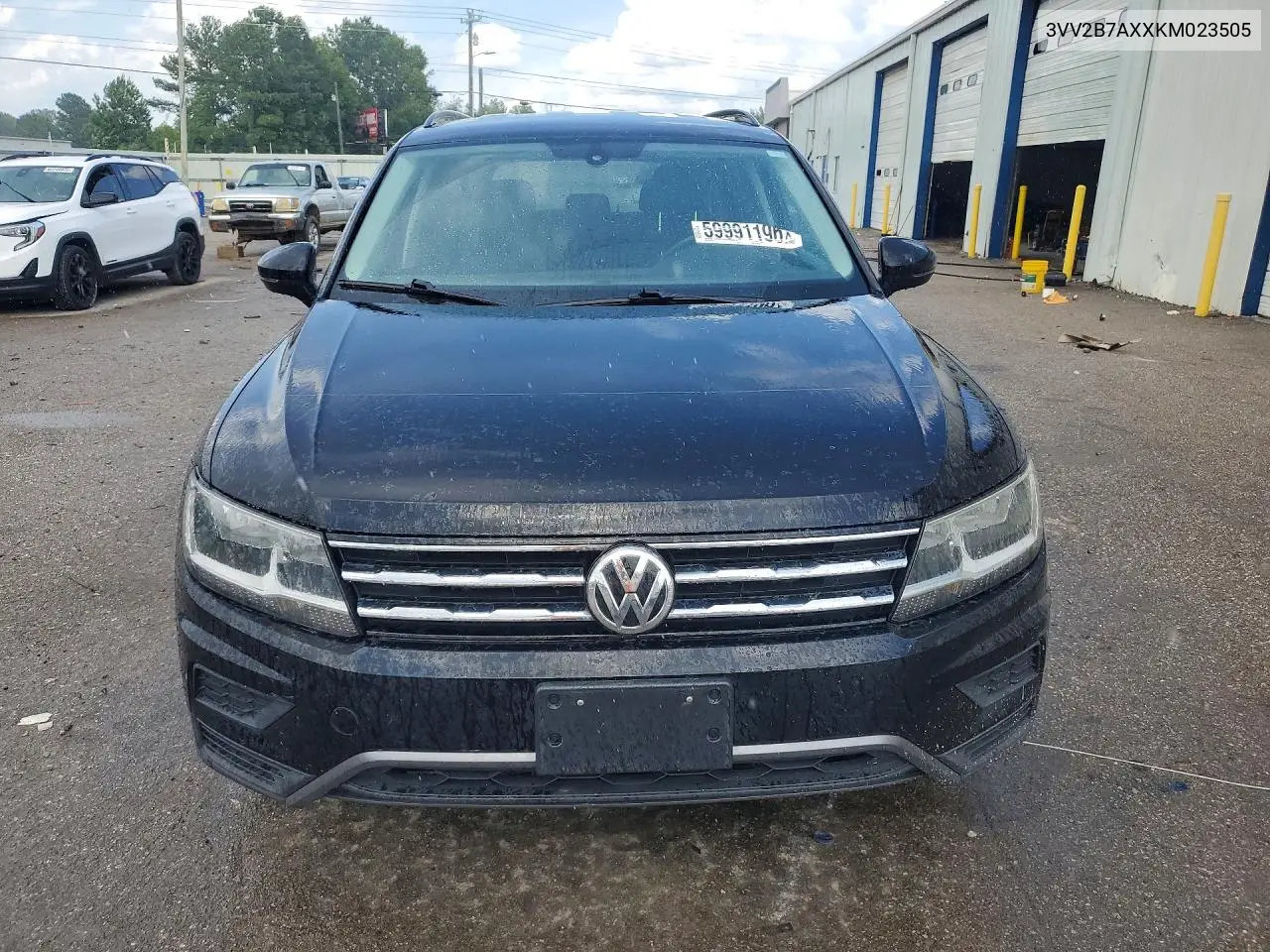 2019 Volkswagen Tiguan Se VIN: 3VV2B7AXXKM023505 Lot: 59991196
