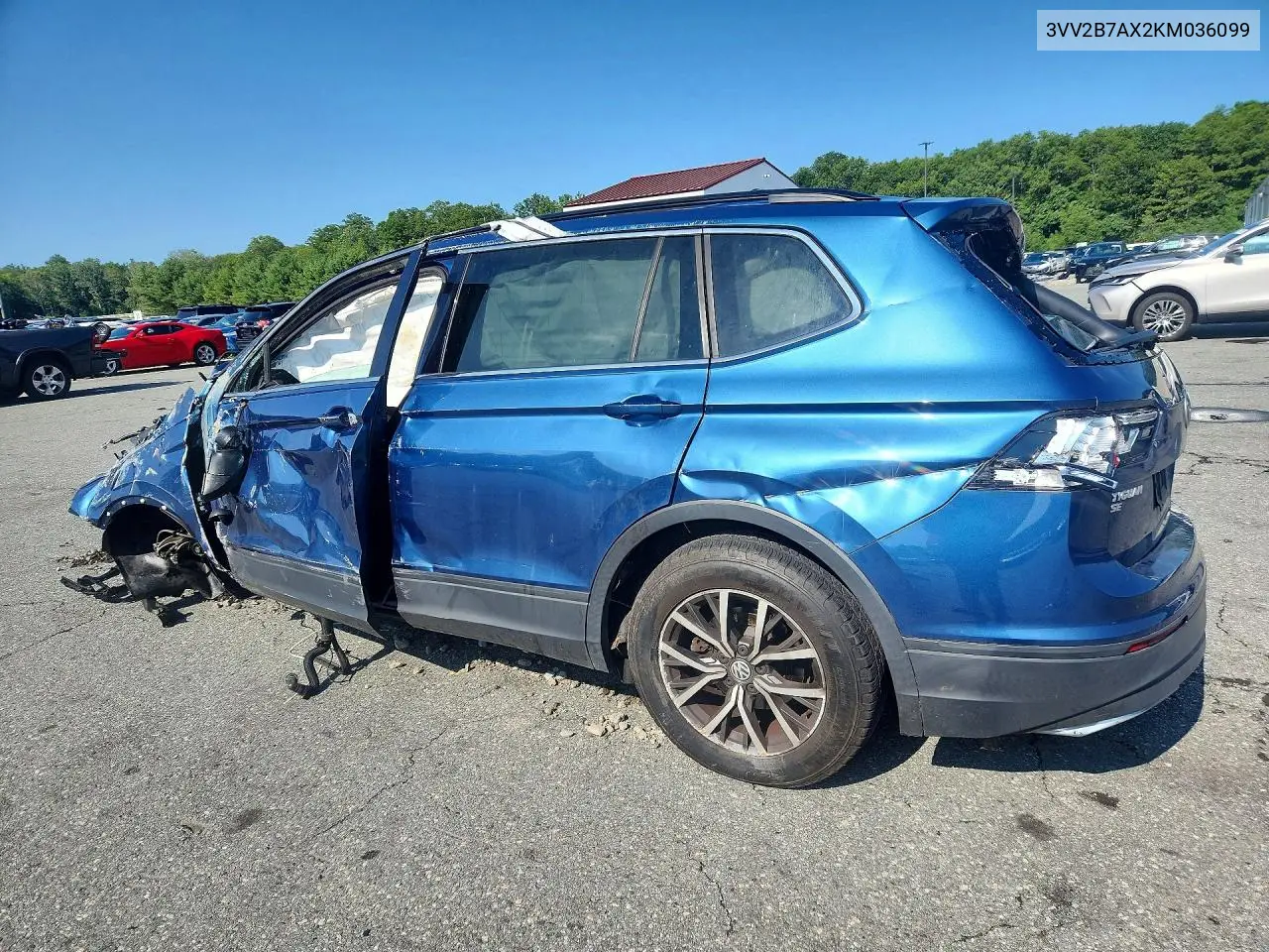 2019 Volkswagen Tiguan Se VIN: 3VV2B7AX2KM036099 Lot: 60105636