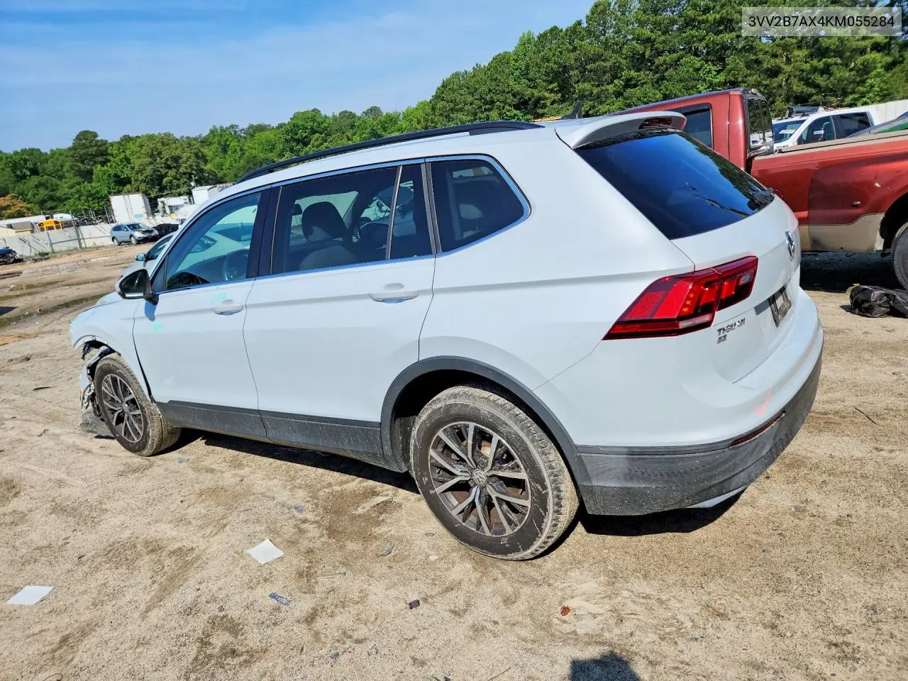 2019 Volkswagen Tiguan Se VIN: 3VV2B7AX4KM055284 Lot: 60173036