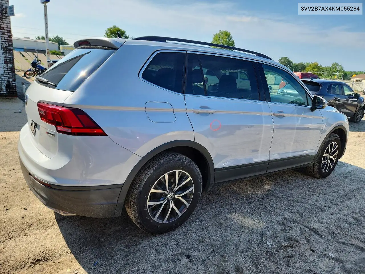 2019 Volkswagen Tiguan Se VIN: 3VV2B7AX4KM055284 Lot: 60173036