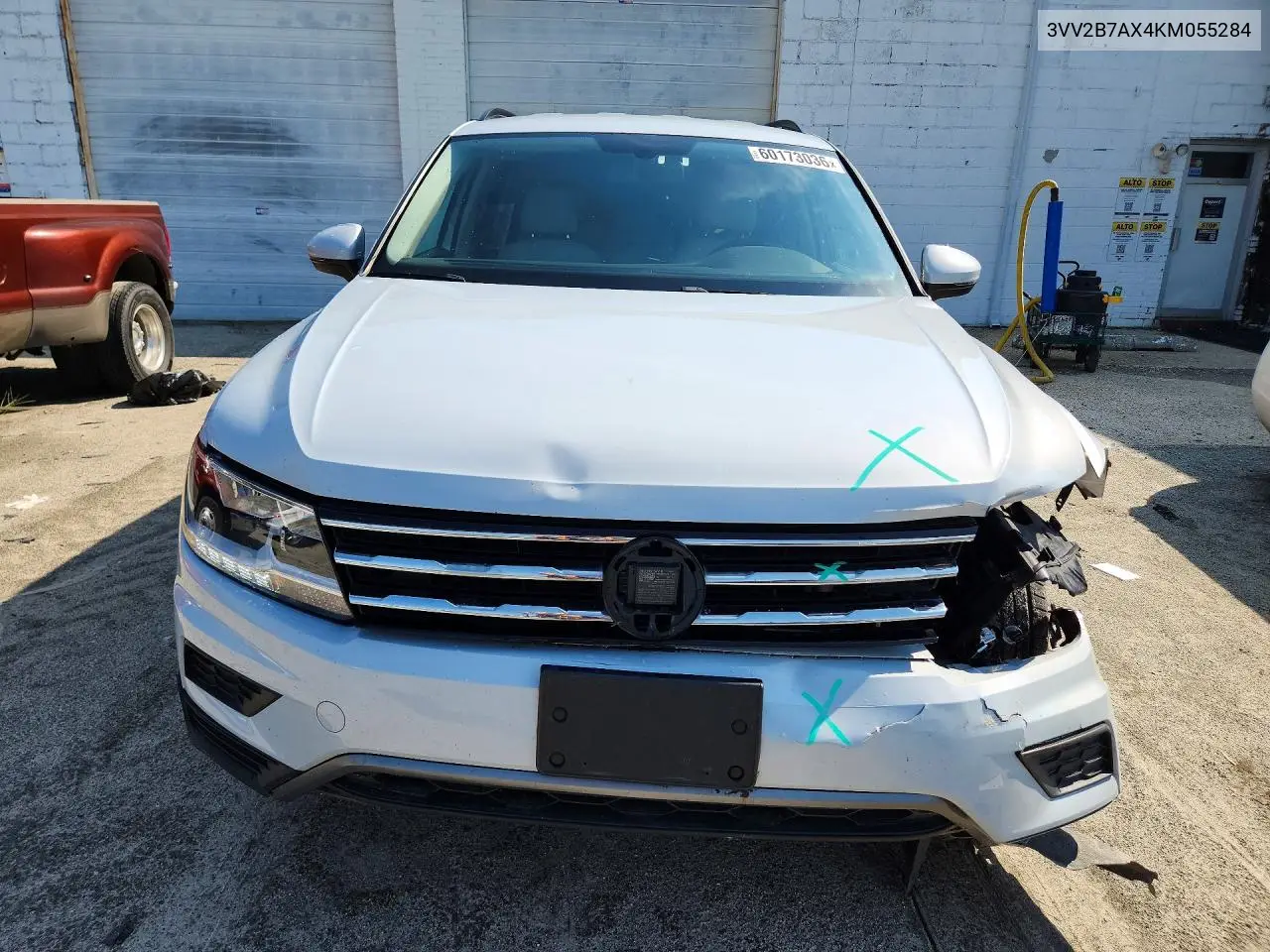 2019 Volkswagen Tiguan Se VIN: 3VV2B7AX4KM055284 Lot: 60173036
