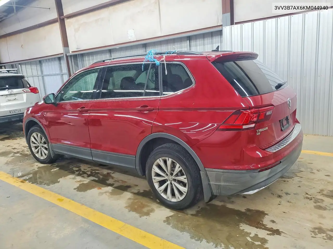 2019 Volkswagen Tiguan Se/Sel/Sel R-Line Jet-Black/Se VIN: 3VV3B7AX6KM044940 Lot: 60611276