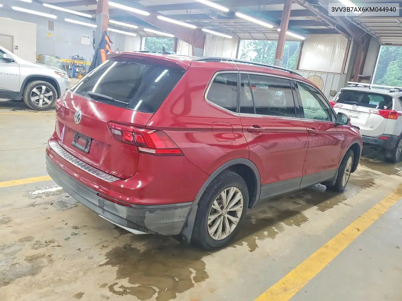 2019 Volkswagen Tiguan Se/Sel/Sel R-Line Jet-Black/Se VIN: 3VV3B7AX6KM044940 Lot: 60611276