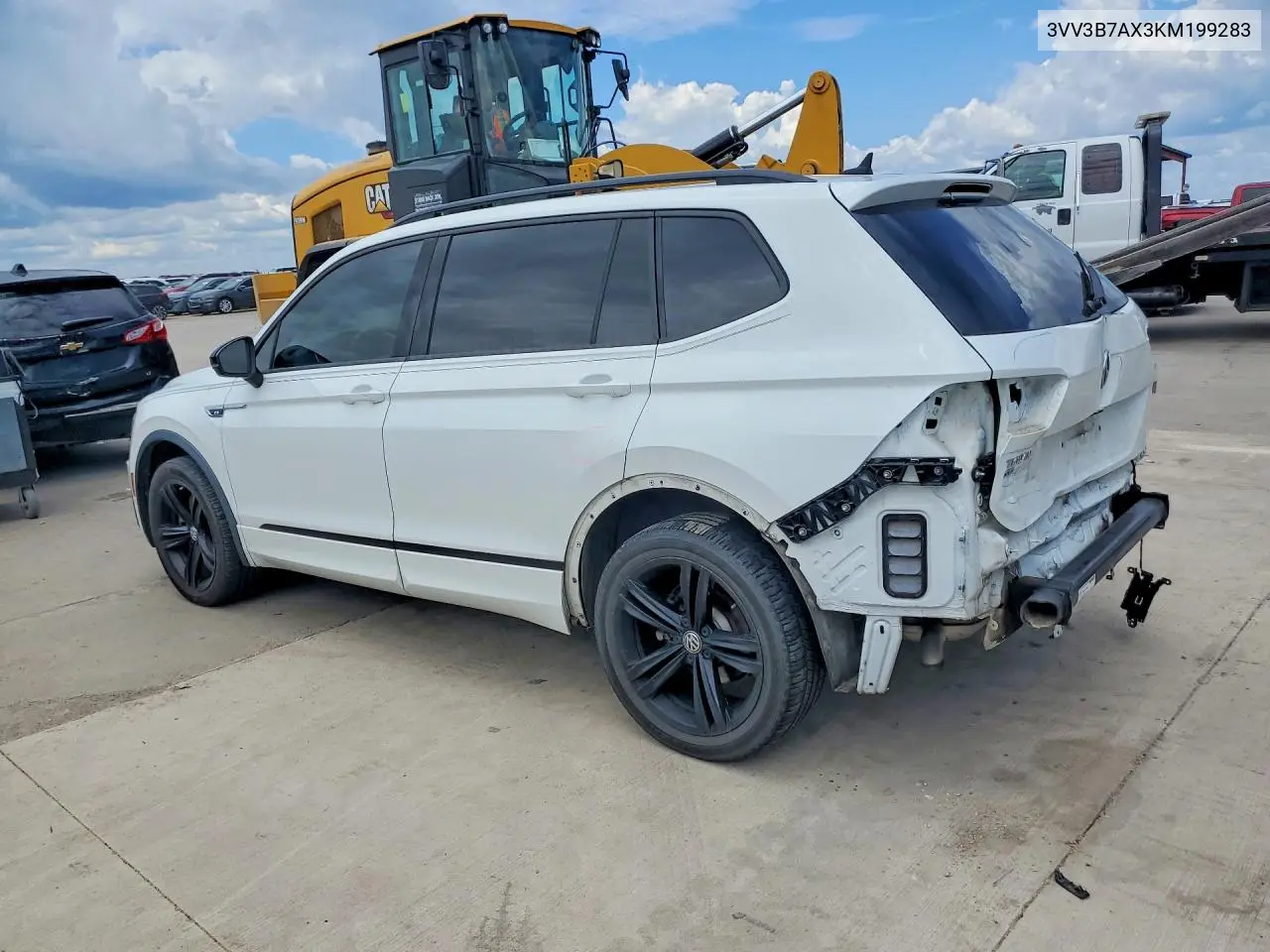 2019 Volkswagen Tiguan Se VIN: 3VV3B7AX3KM199283 Lot: 60806146