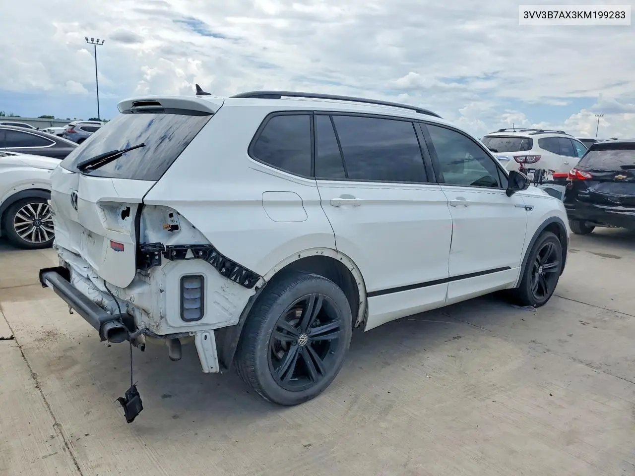 2019 Volkswagen Tiguan Se VIN: 3VV3B7AX3KM199283 Lot: 60806146
