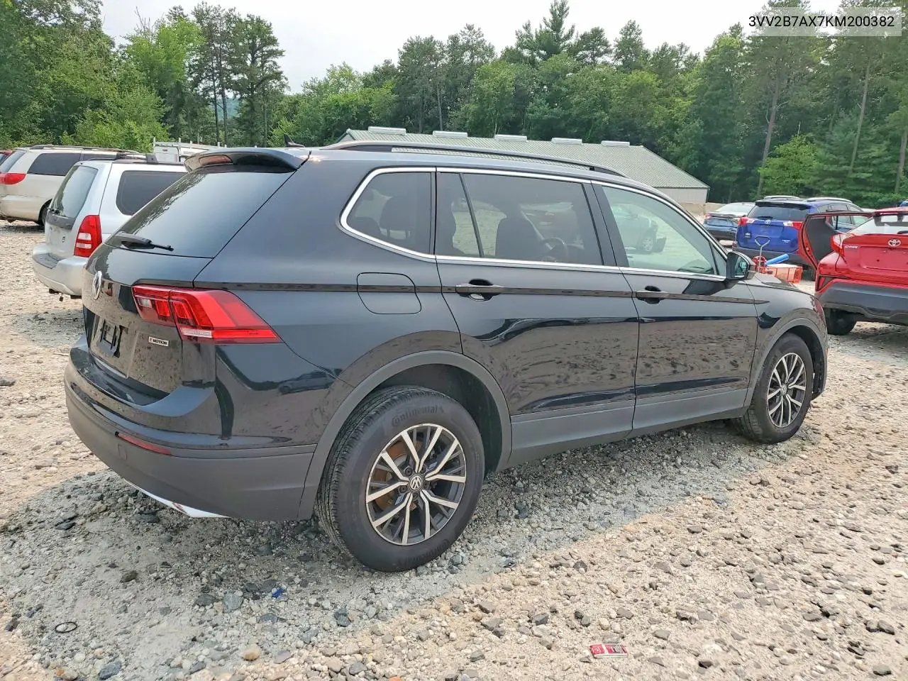 2019 Volkswagen Tiguan Se VIN: 3VV2B7AX7KM200382 Lot: 60948906