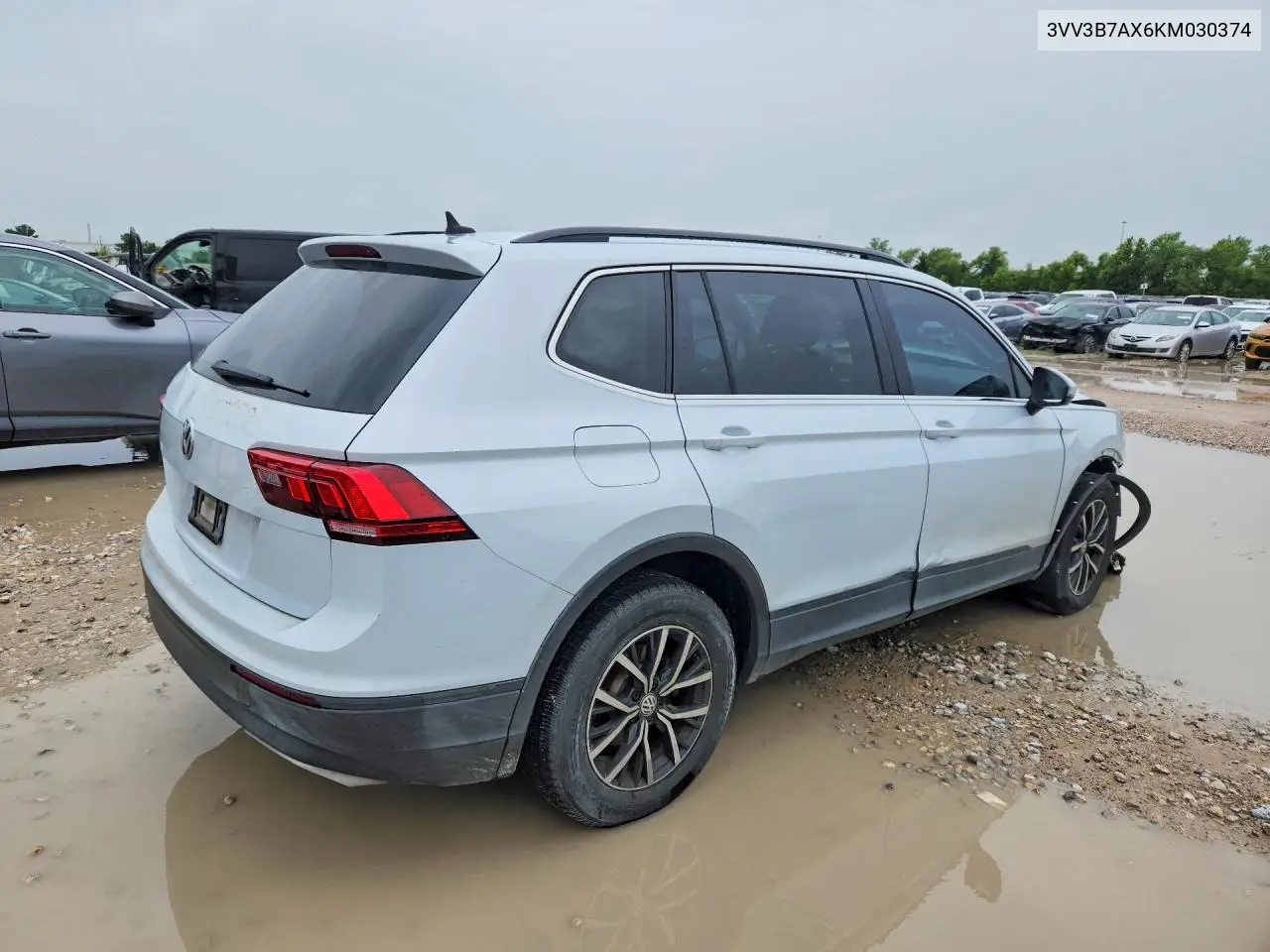 2019 Volkswagen Tiguan Se VIN: 3VV3B7AX6KM030374 Lot: 61049266