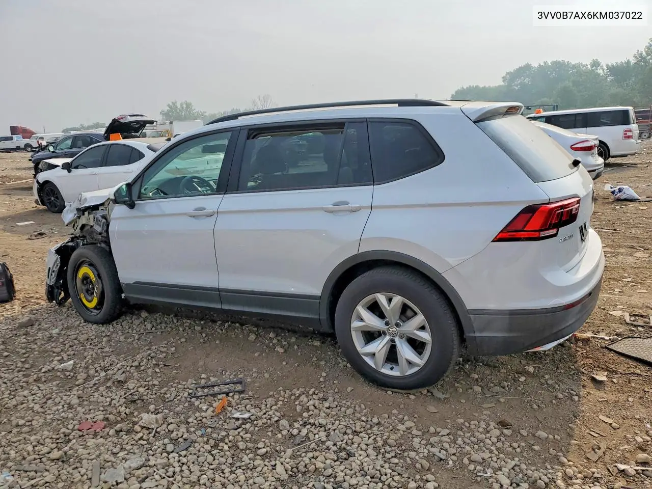 2019 Volkswagen Tiguan S VIN: 3VV0B7AX6KM037022 Lot: 61066816