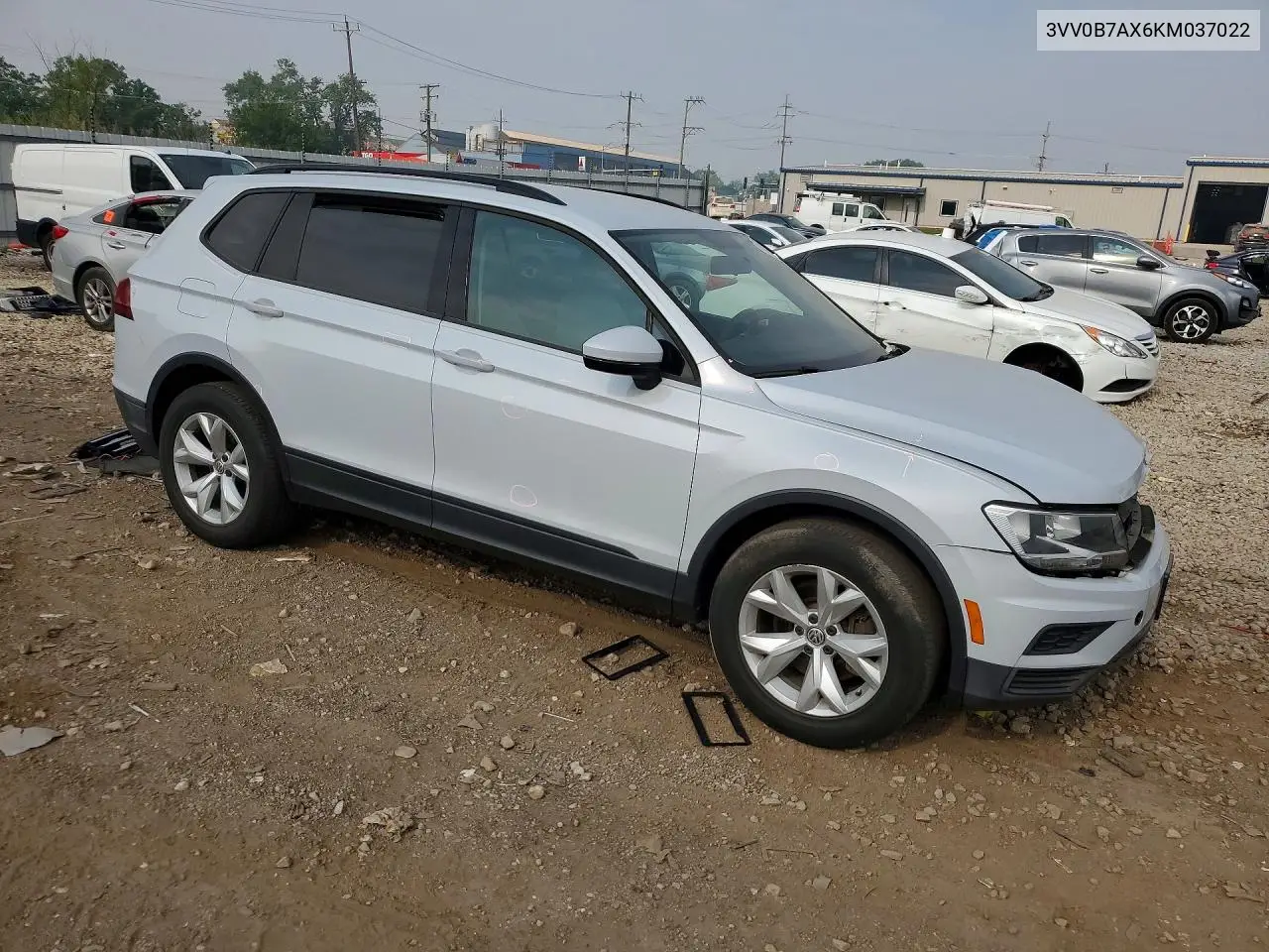 2019 Volkswagen Tiguan S VIN: 3VV0B7AX6KM037022 Lot: 61066816