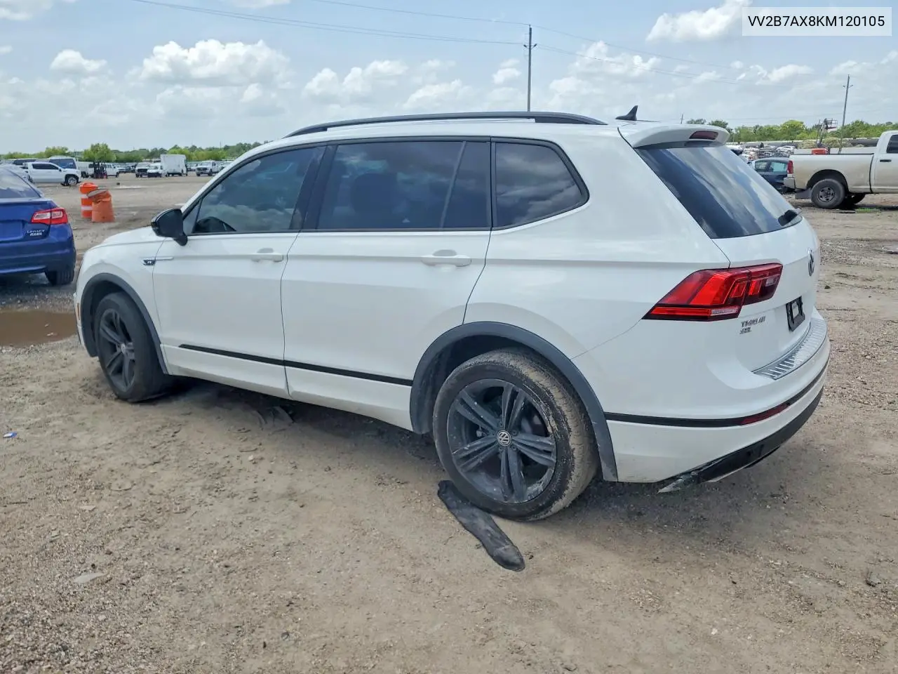 2019 Volkswagen Tiguan Se/Sel/Sel R-Line Jet-Black/Sel R-Line VIN: VV2B7AX8KM120105 Lot: 61139976