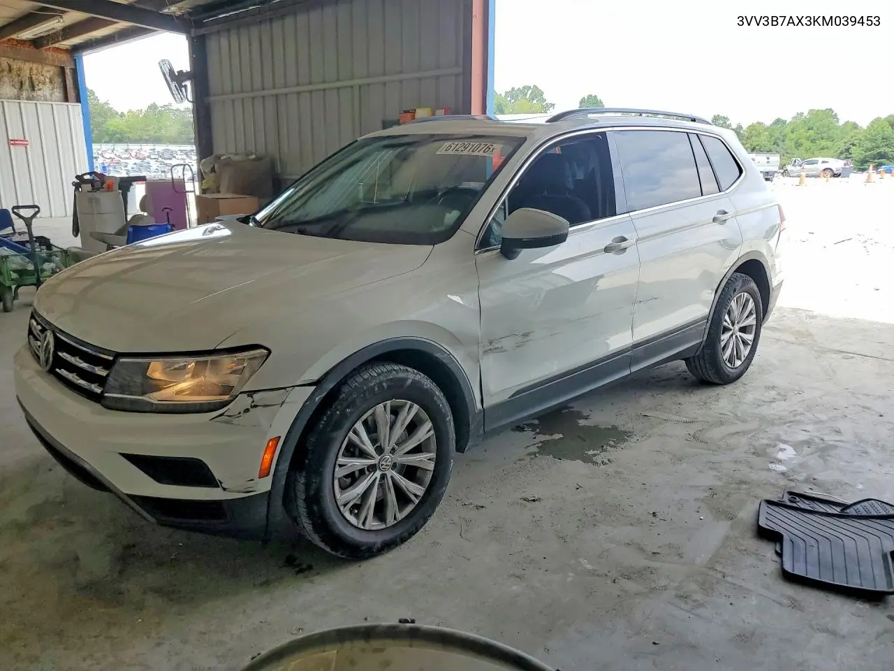 2019 Volkswagen Tiguan Se/Sel/Sel R-Line Jet-Black/Se VIN: 3VV3B7AX3KM039453 Lot: 61291076
