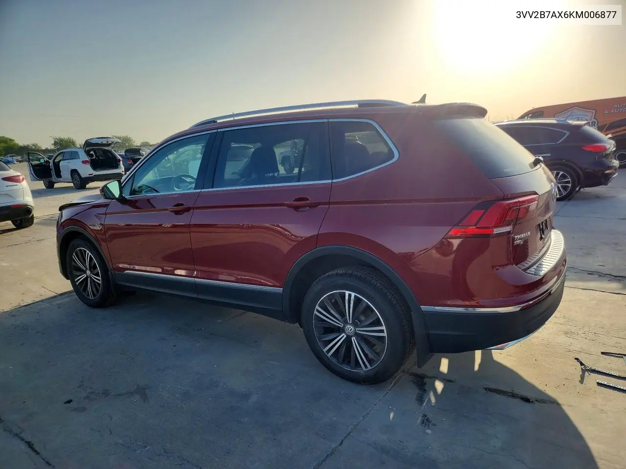 2019 Volkswagen Tiguan Se VIN: 3VV2B7AX6KM006877 Lot: 61545606