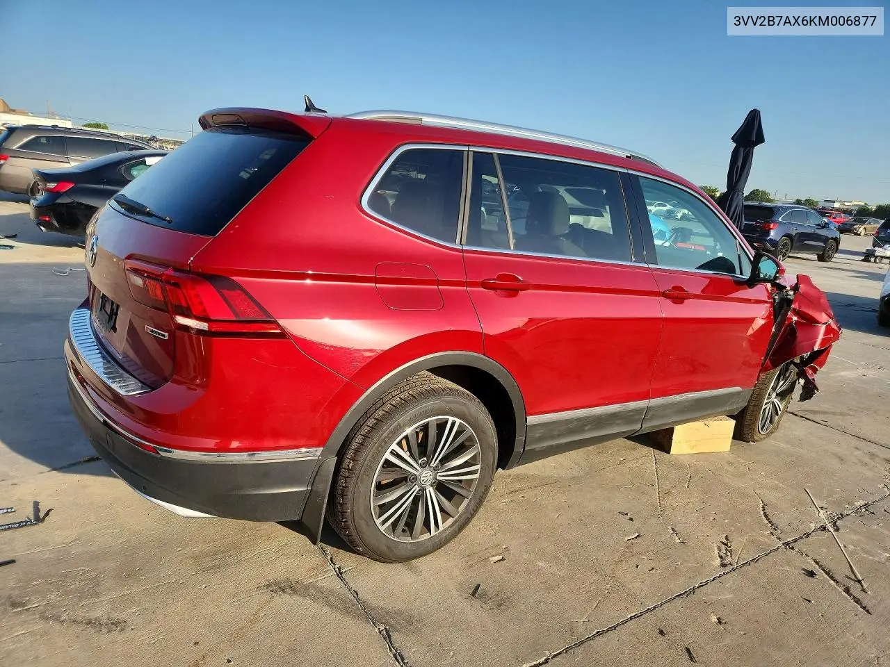 2019 Volkswagen Tiguan Se VIN: 3VV2B7AX6KM006877 Lot: 61545606