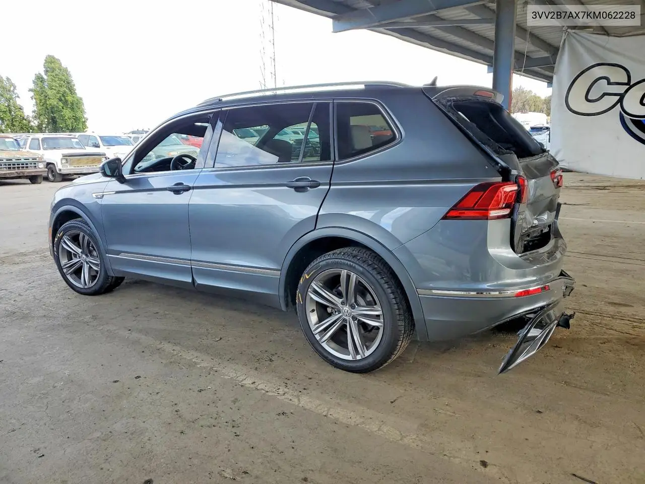 2019 Volkswagen Tiguan Se VIN: 3VV2B7AX7KM062228 Lot: 61835736