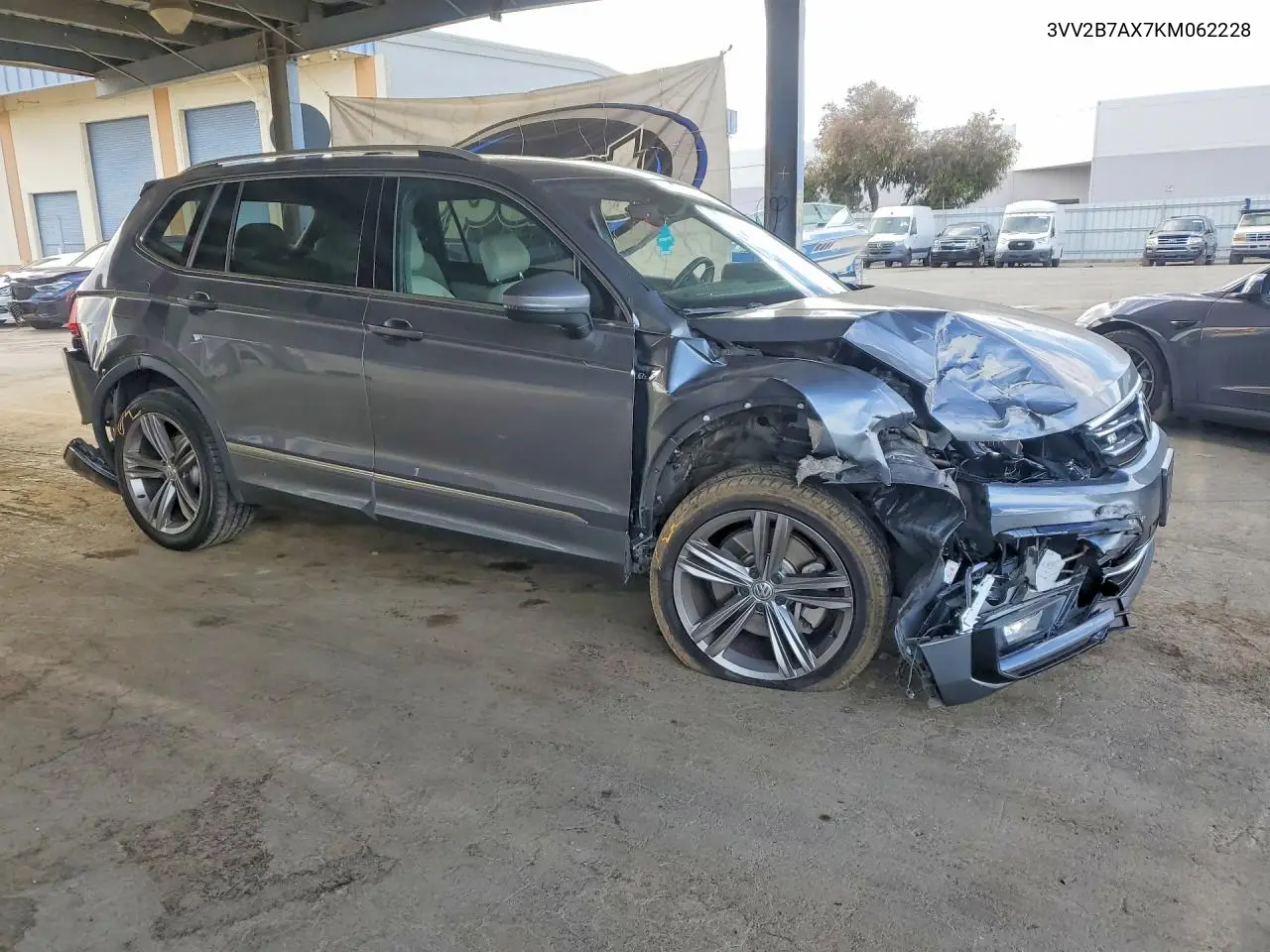 2019 Volkswagen Tiguan Se VIN: 3VV2B7AX7KM062228 Lot: 61835736