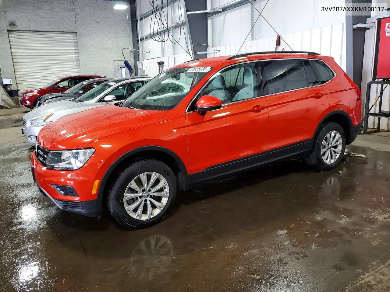 2019 Volkswagen Tiguan Se VIN: 3VV2B7AXXKM108117 Lot: 61998036