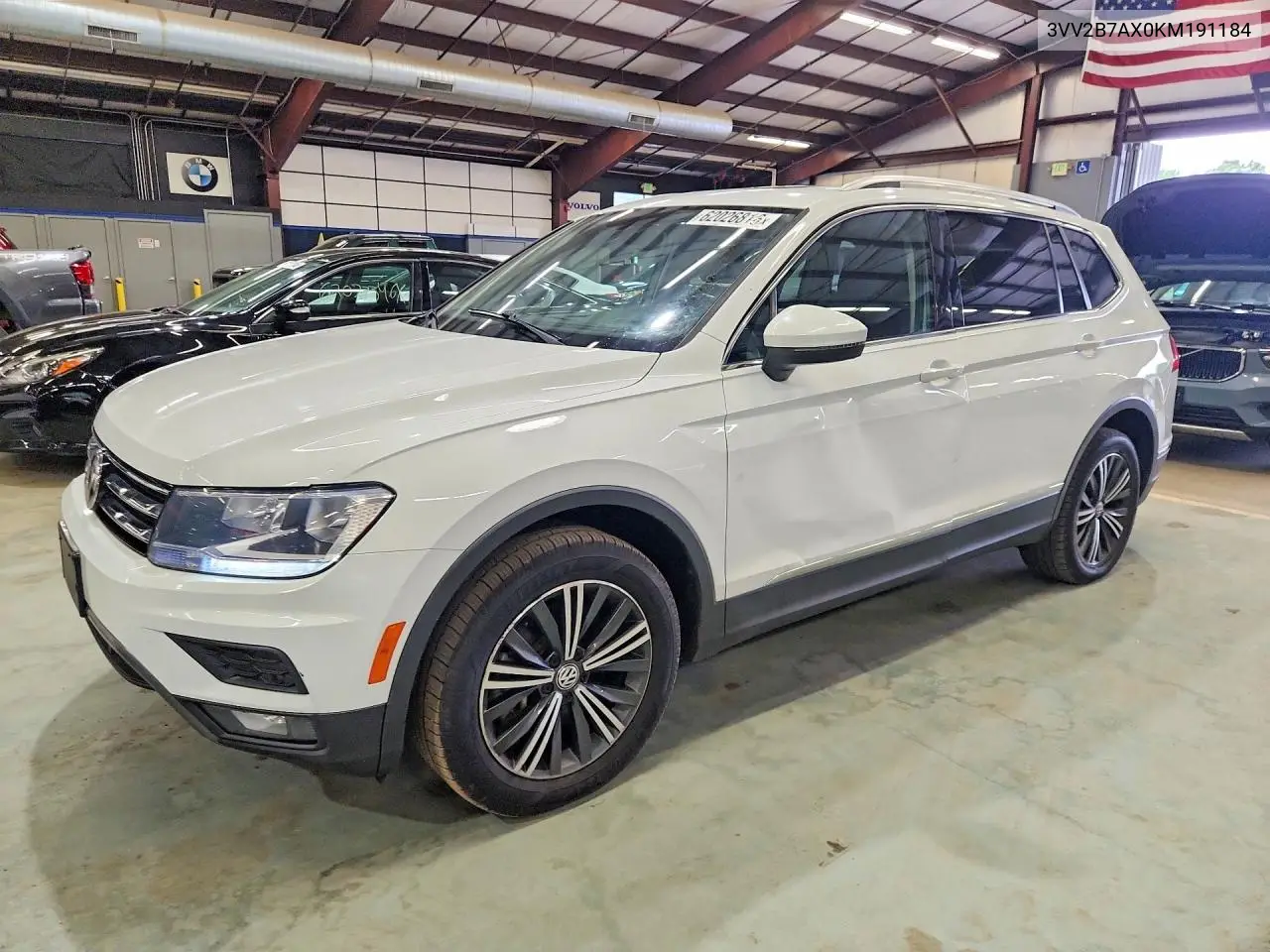 2019 Volkswagen Tiguan Se VIN: 3VV2B7AX0KM191184 Lot: 62026816