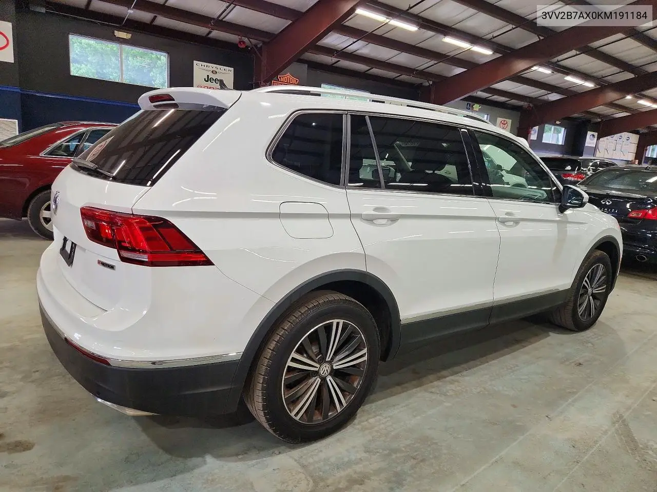 2019 Volkswagen Tiguan Se VIN: 3VV2B7AX0KM191184 Lot: 62026816