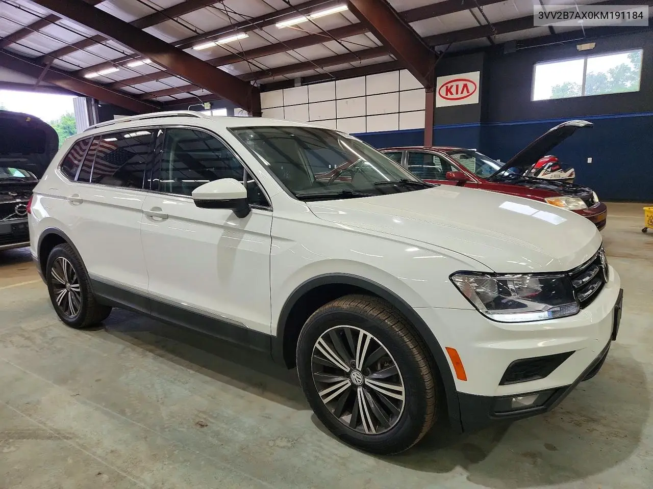 2019 Volkswagen Tiguan Se VIN: 3VV2B7AX0KM191184 Lot: 62026816