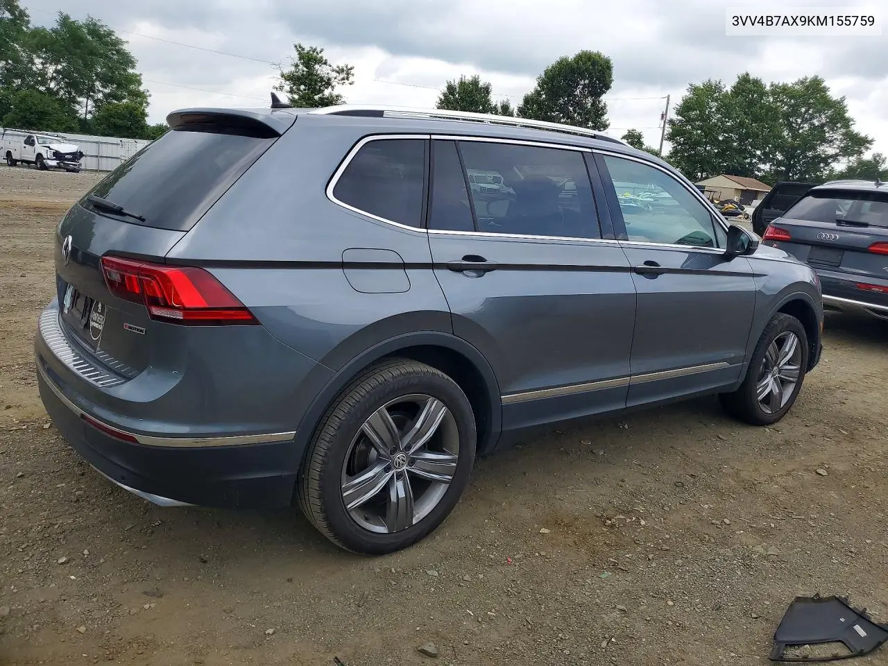 2019 Volkswagen Tiguan Sel Premium VIN: 3VV4B7AX9KM155759 Lot: 62135846